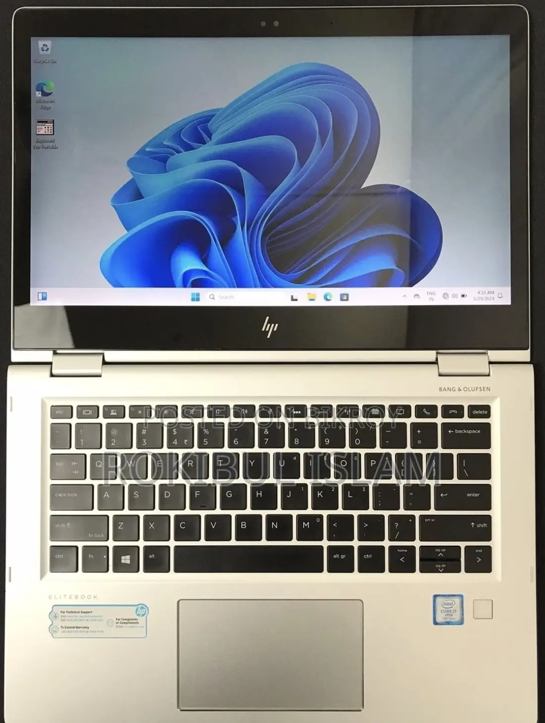 Laptop HP EliteBook X360 1030 G2 8GB Intel Core I5 SSD 512GB