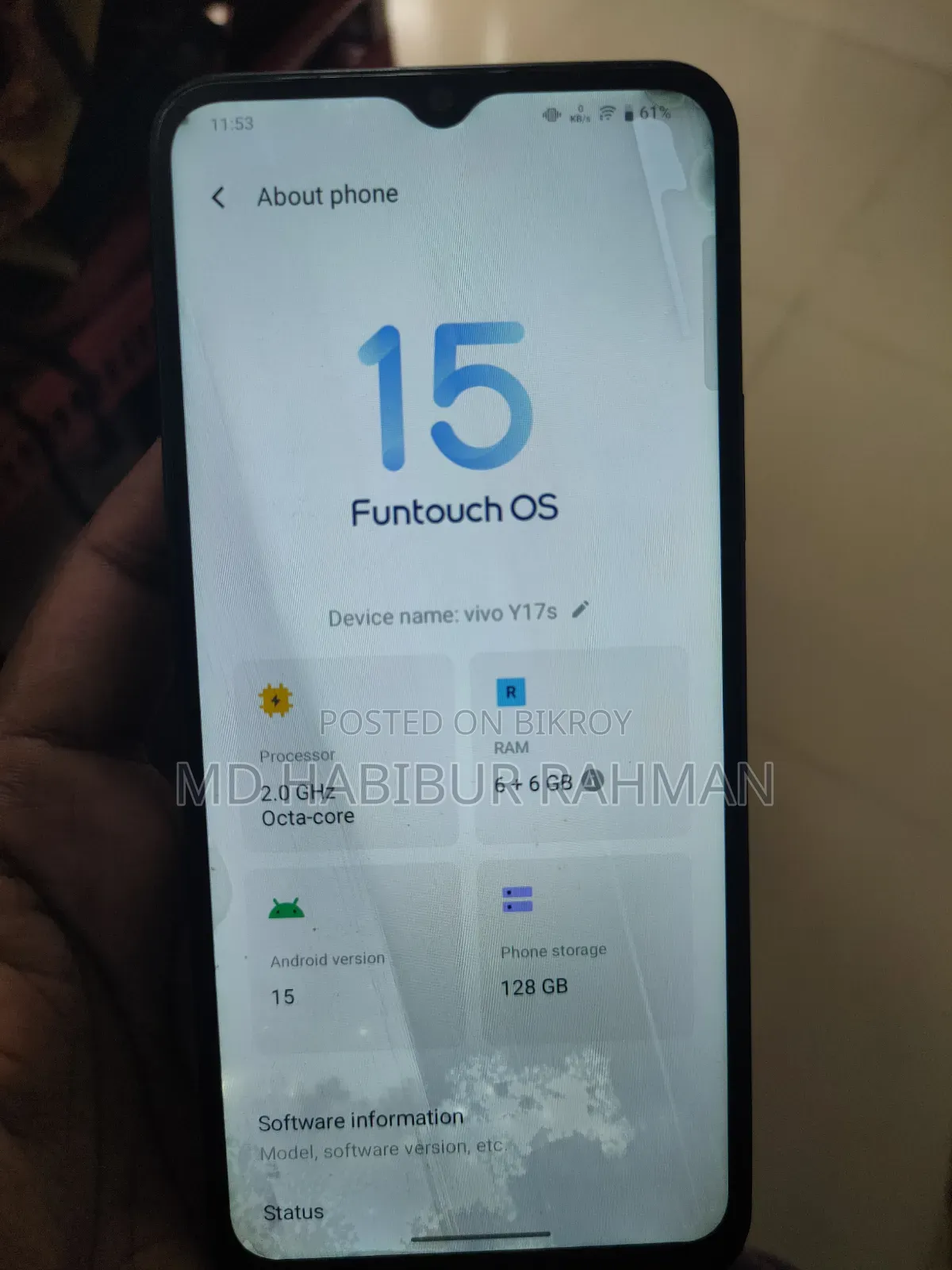 Vivo Y17s 128 GB Green