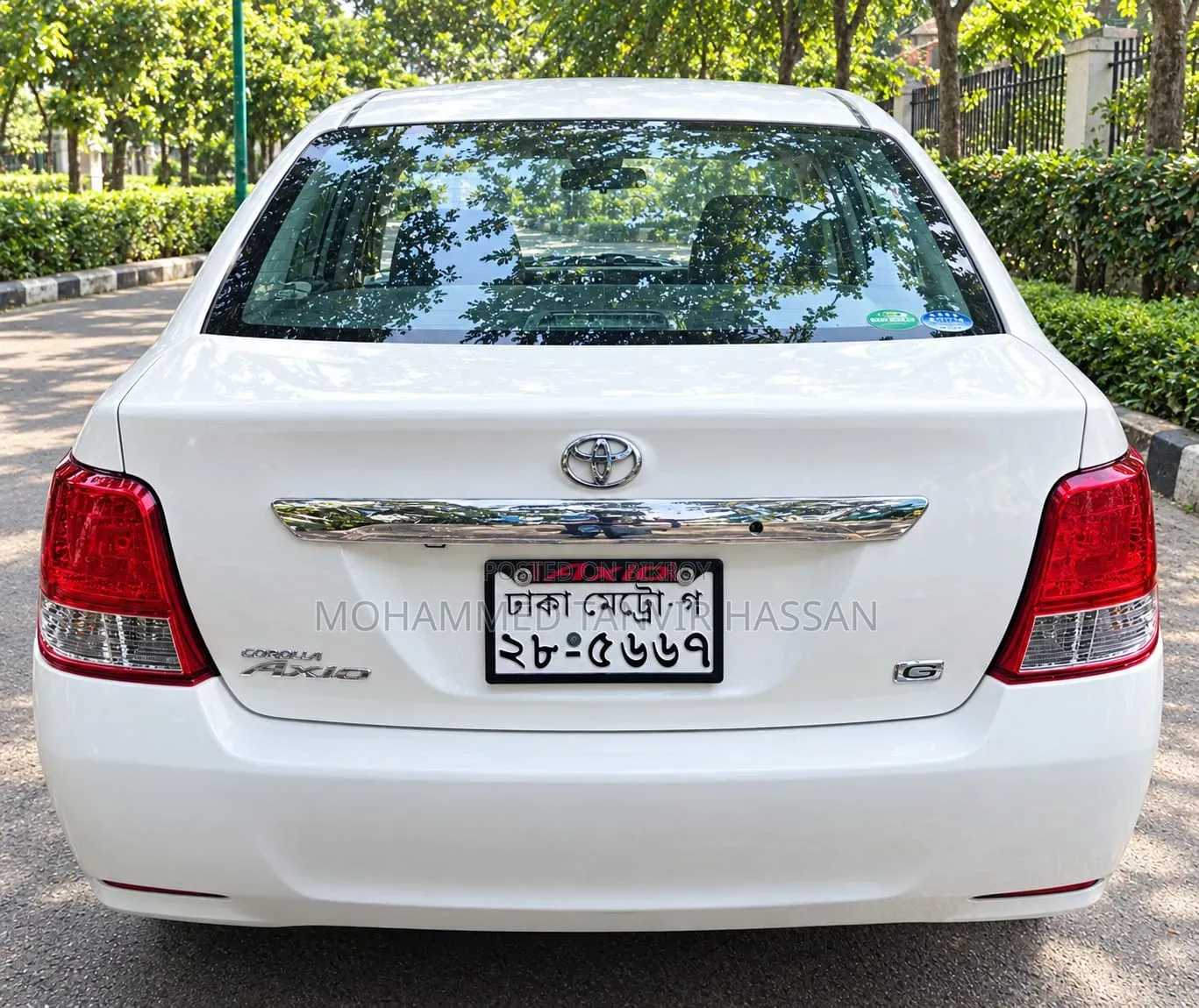 Toyota Axio 1.5 G 2WD 2014 White