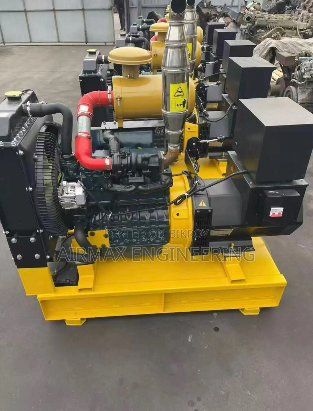 Ricardo 150 kVA / 120 kW Open Set Diesel Generator