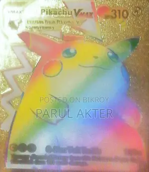 Pokemon Rare Gold Card
