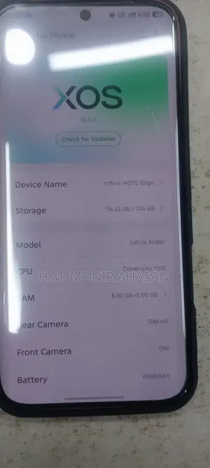 Infinix Note Edge 256 GB Orange