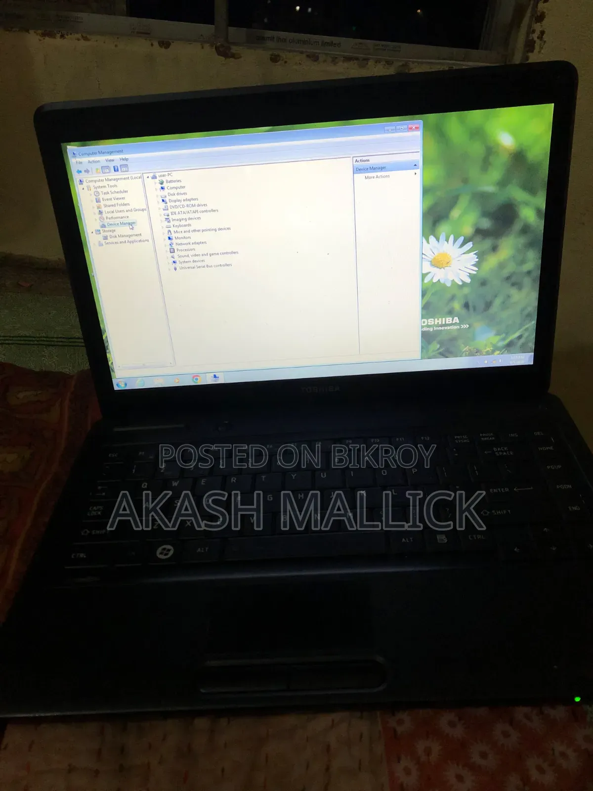 Laptop Toshiba Satellite Pro C640 4GB Intel Pentium SSD 512GB