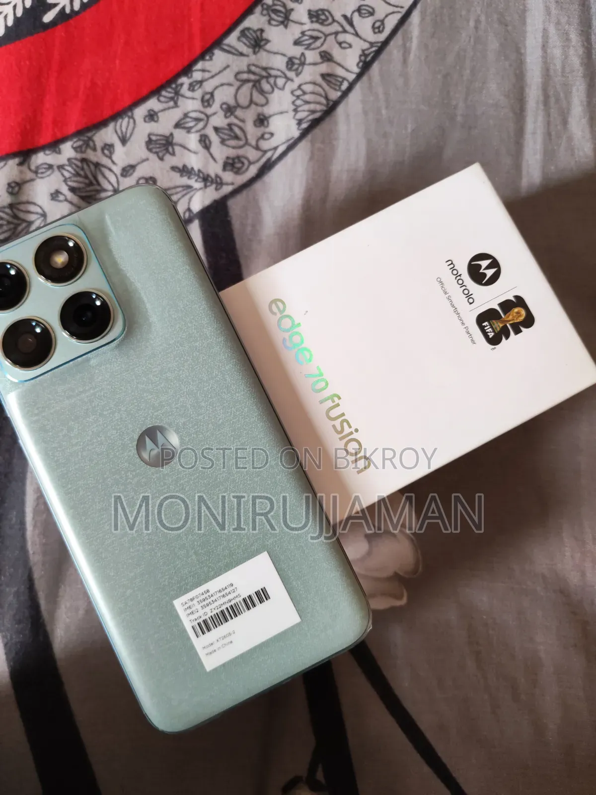 New Motorola Edge 70 Fusion 256 GB Blue