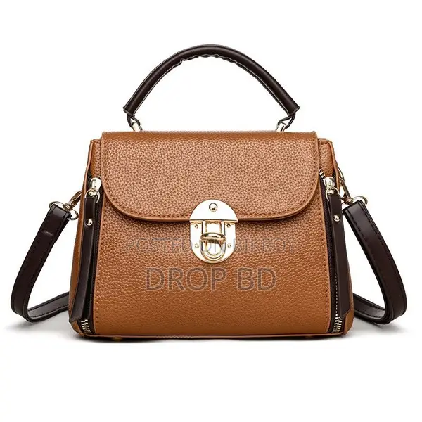 Ladies Crossbody Hand Bags Luxury Purses (Brown)