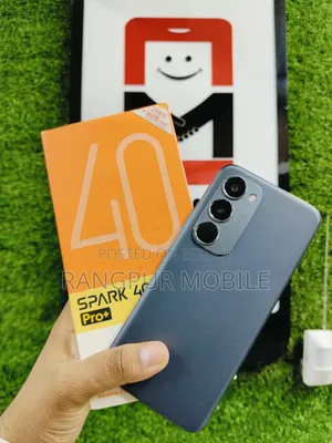 টেকনো স্পার্ক ৪০ প্রো+ ২৫৬ জিবি ব্ল্যাক