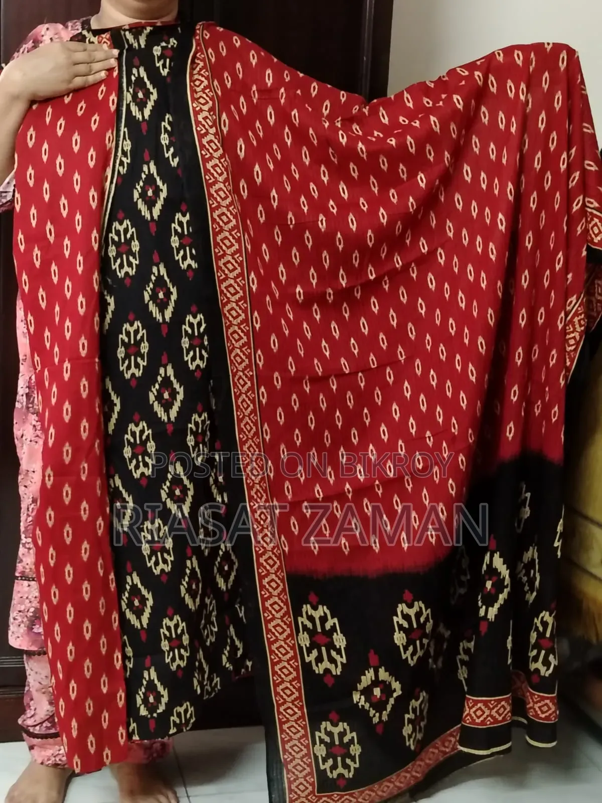 Indian Kalamkari Three Piece
