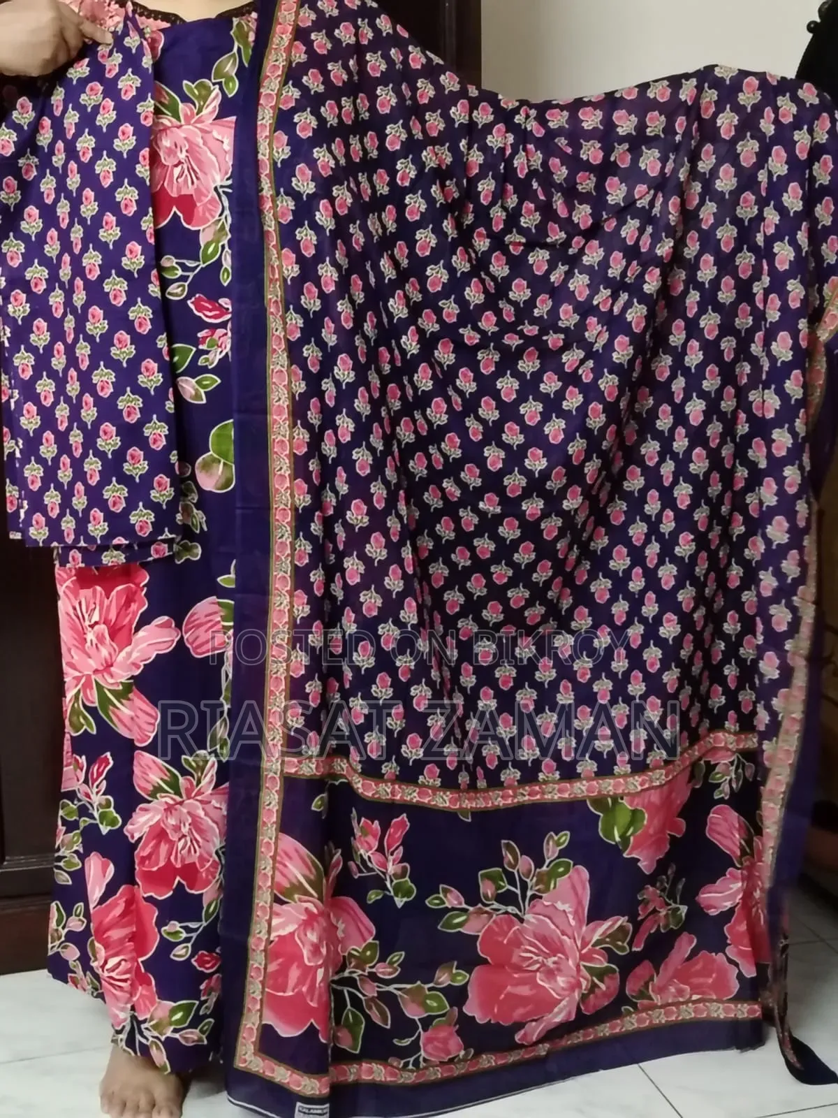 Indian Kalamkari Three Piece