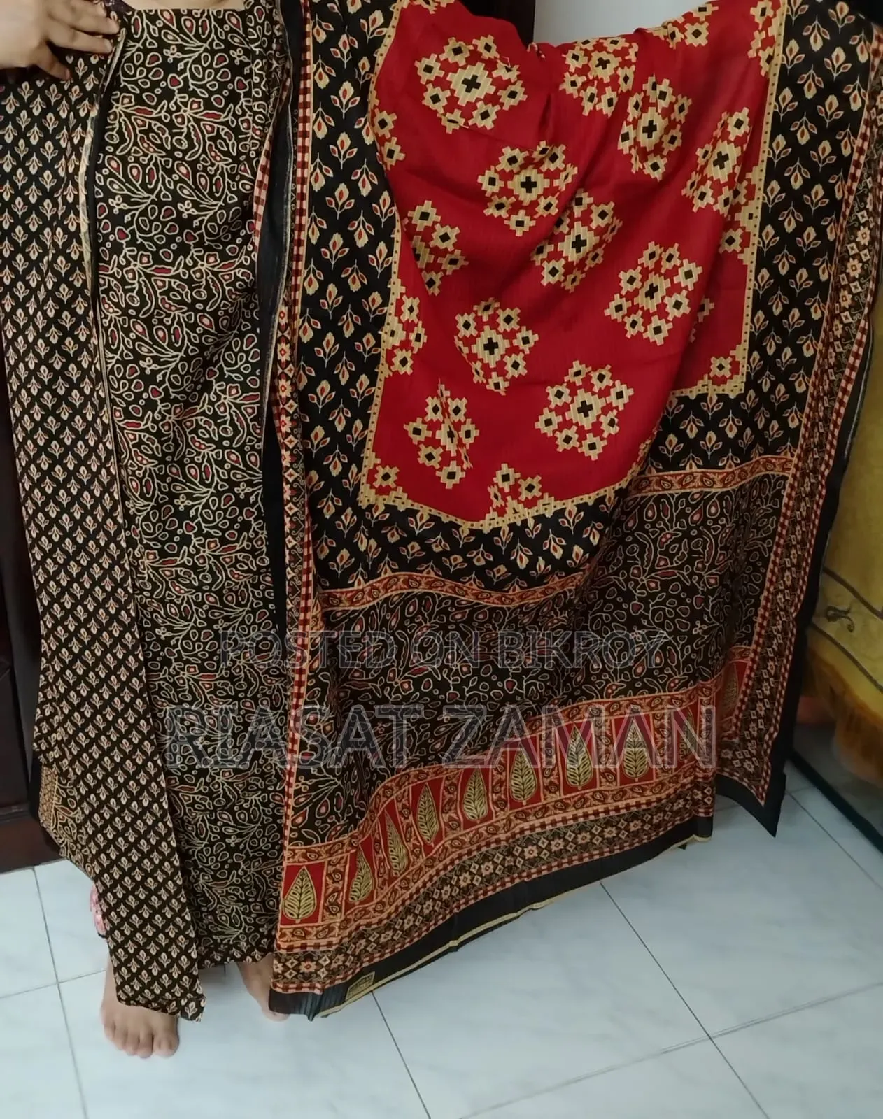 Indian Kalamkari Three Piece