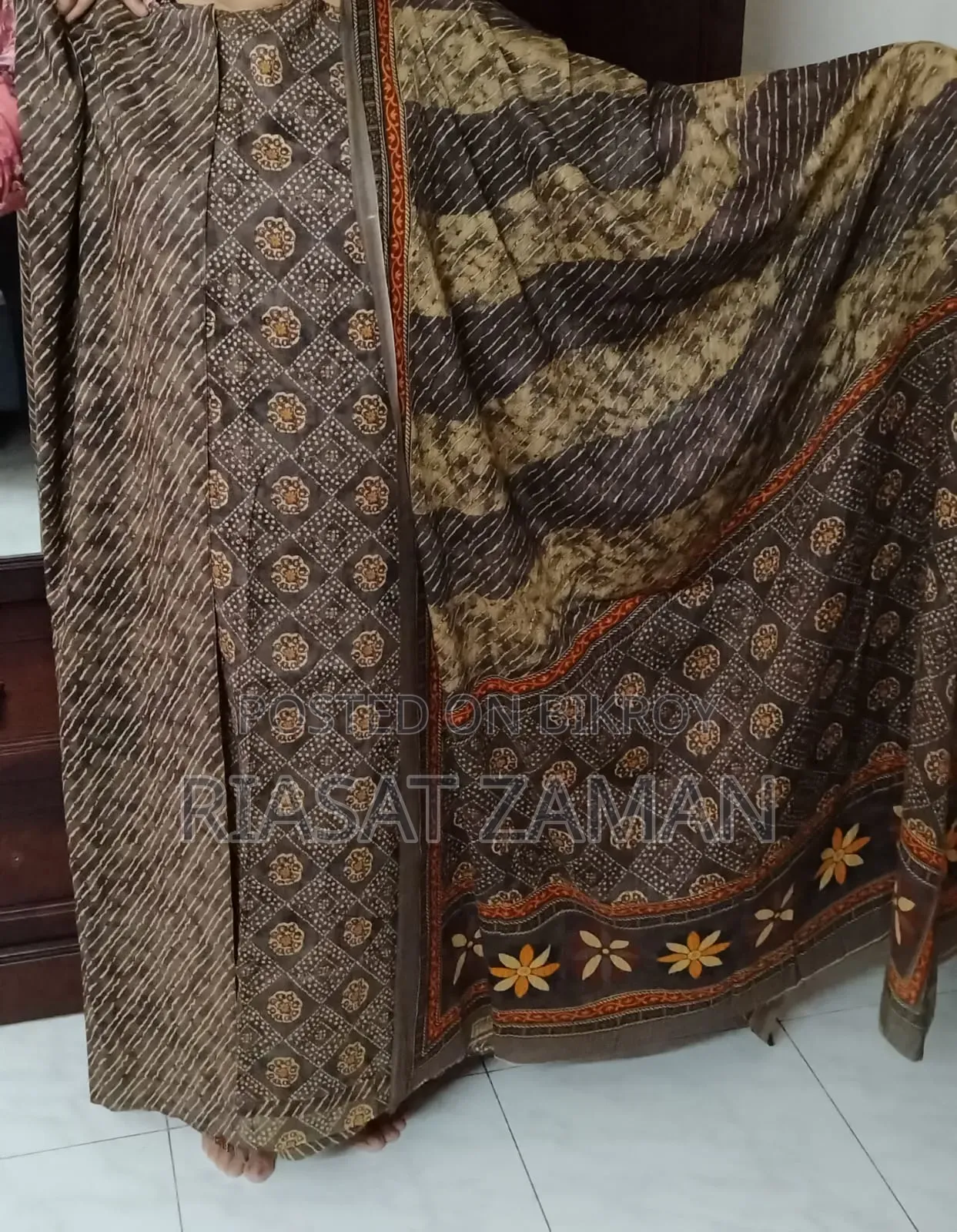 Indian Kalamkari Three Piece