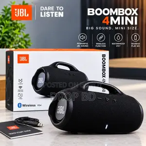 JBL Boombox 4 Mini — ছোট সাইজে শক্তিশালী সাউন্ড!