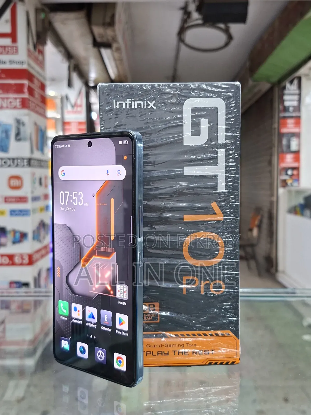 Infinix GT 10 Pro 256 GB Silver