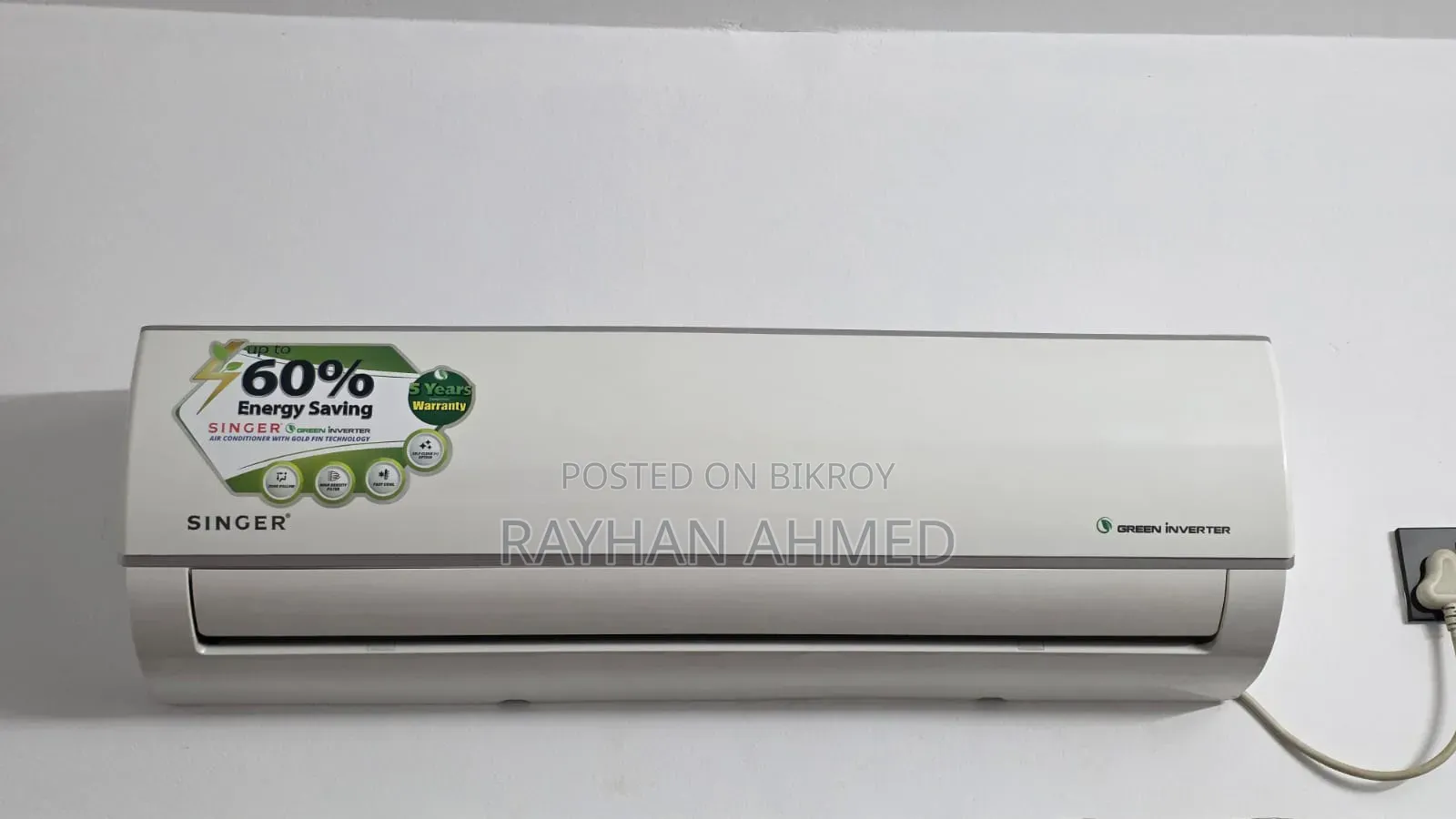 Singer Inverter 1.5 Ton AC