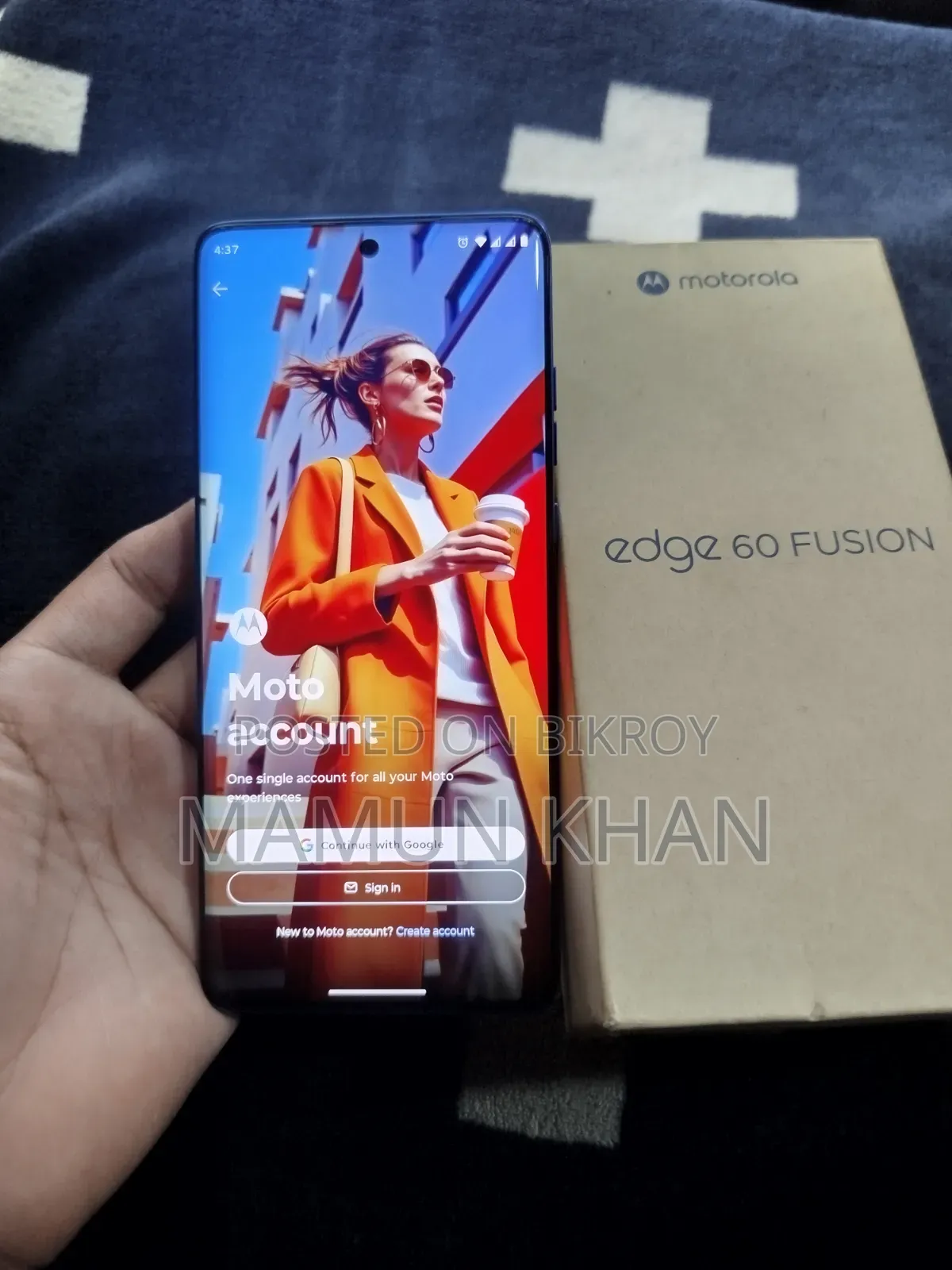 Motorola Edge 60 Fusion 256 GB Blue