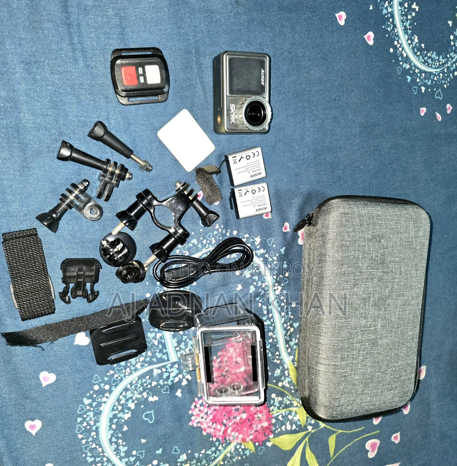 দেশের বাইরের Ausek Action Camera Waterproof Dual Display Wi-Fi ,