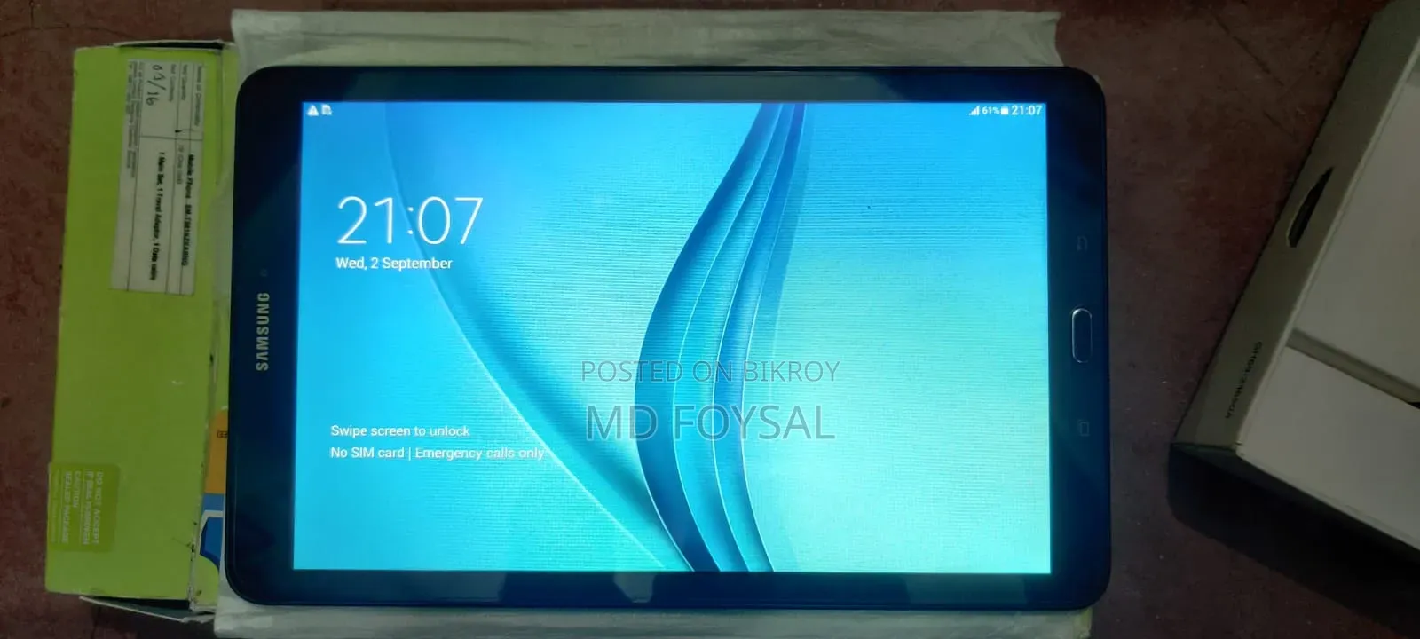 Samsung Galaxy Tab E SM-T561 8 GB Black