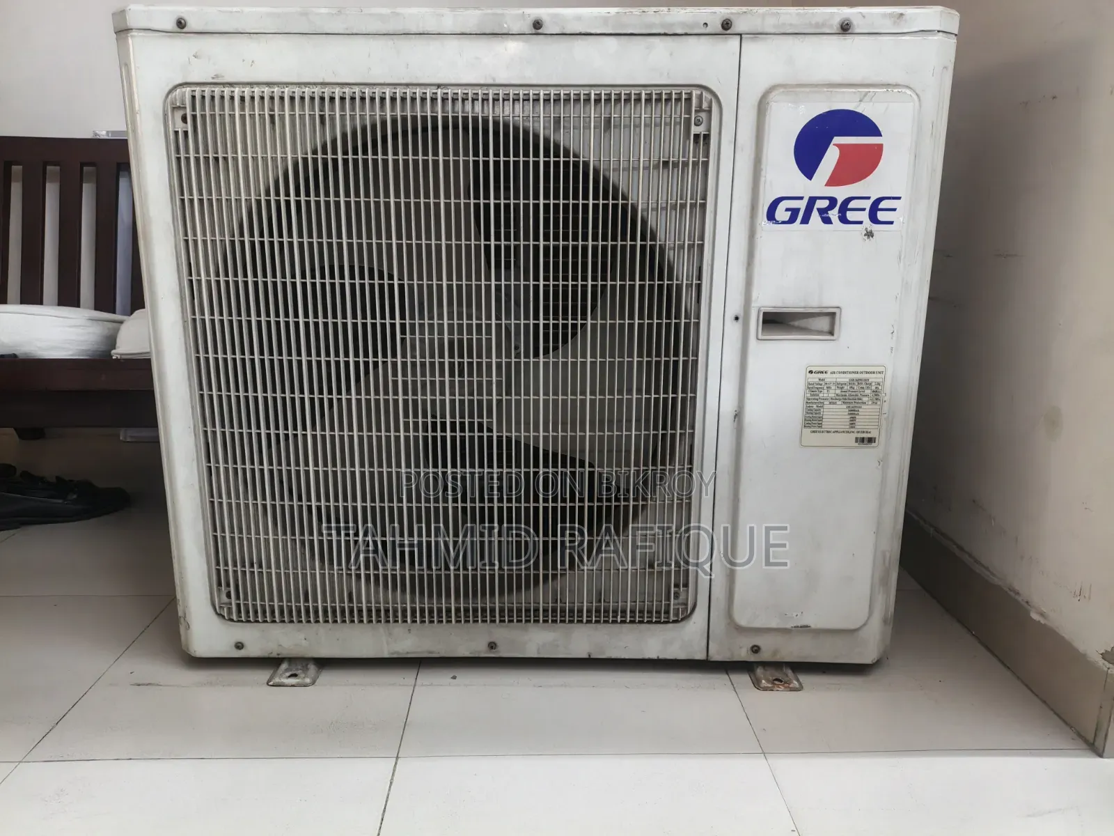 গ্রী ৩ টন এসি (৩৬০০০ বিটিইউ) বিক্রি হবে