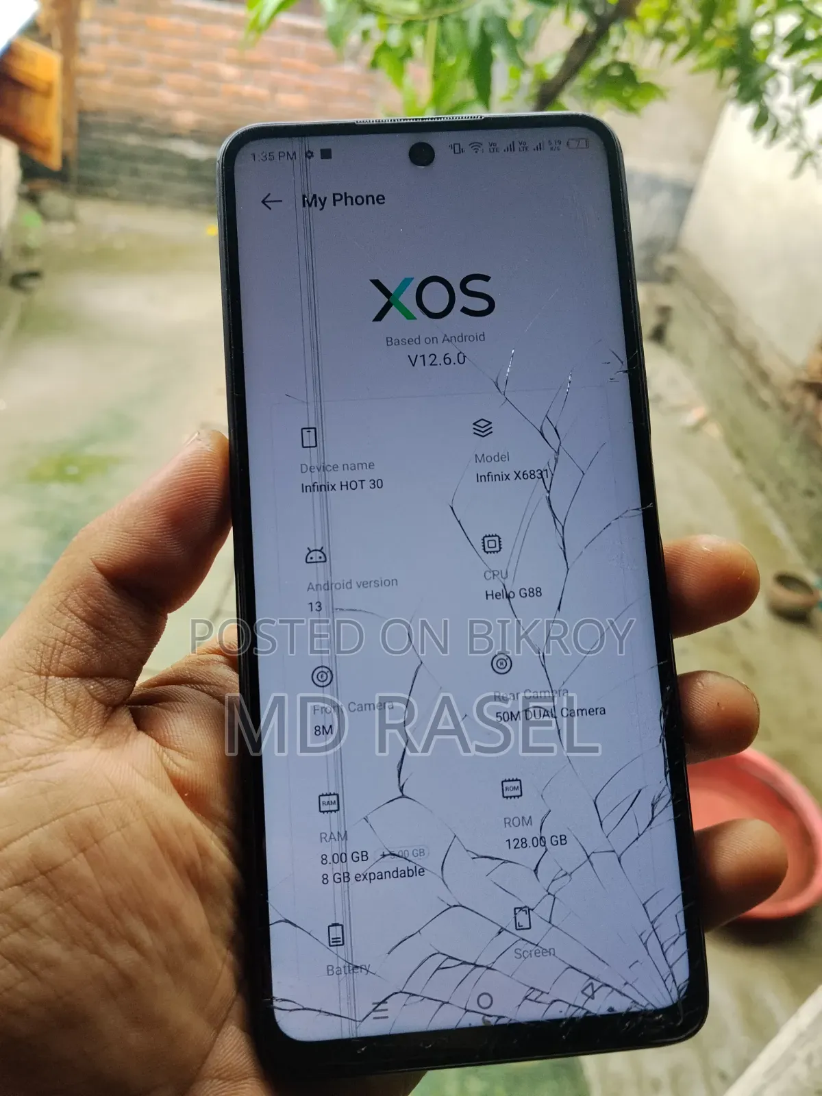 Infinix Hot 30 128 GB Blue