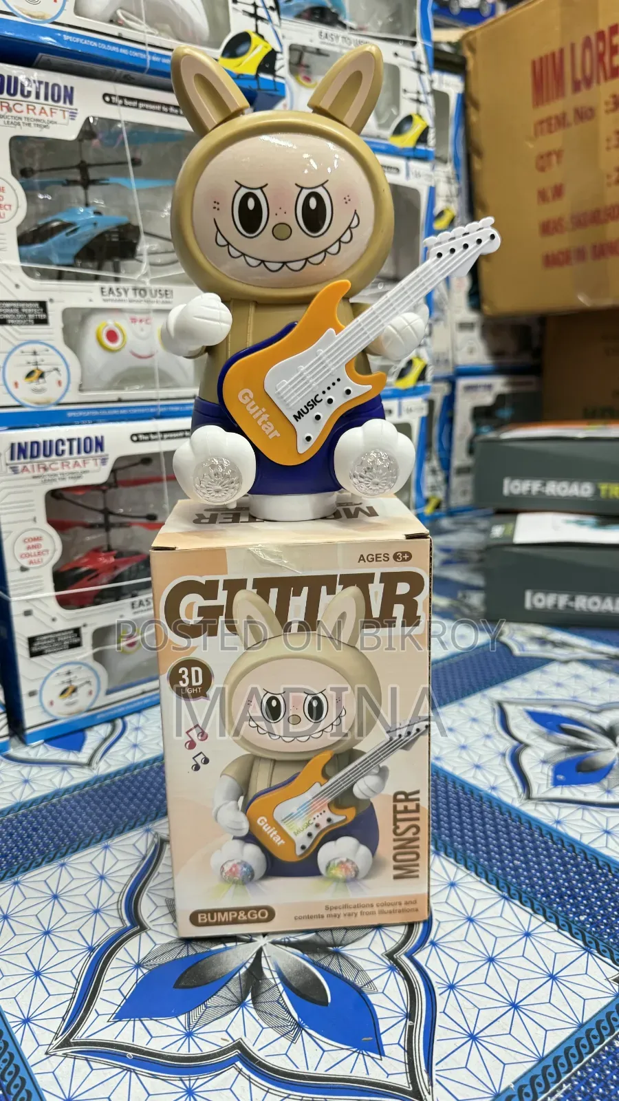 3D Light Up Guitar Bunny Toy Review | Best Toy for Shop Owners