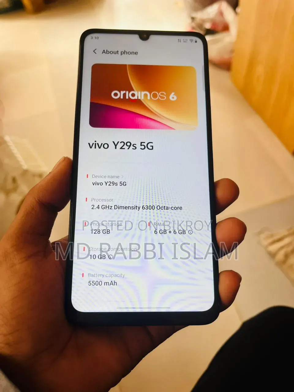 New Vivo Y29s 128 GB Black