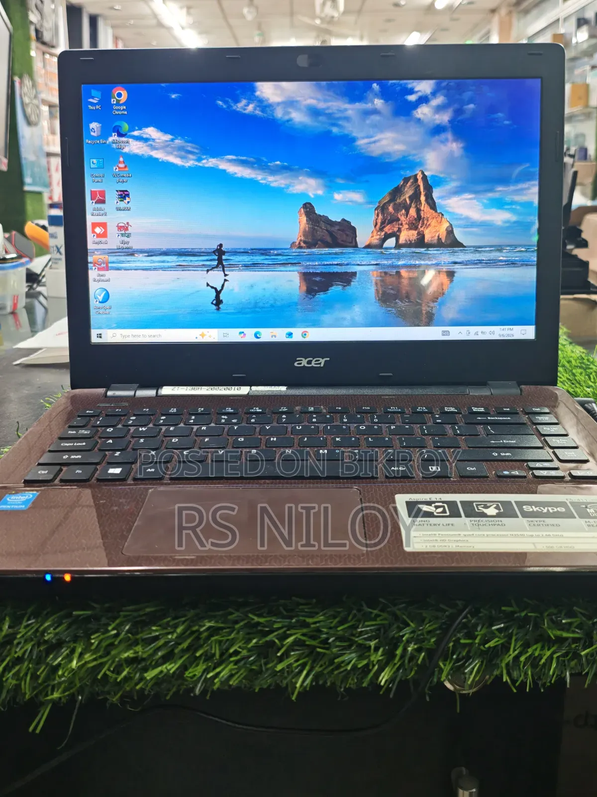 Laptop Acer Aspire E5-411 4GB Intel Pentium HDD 500GB