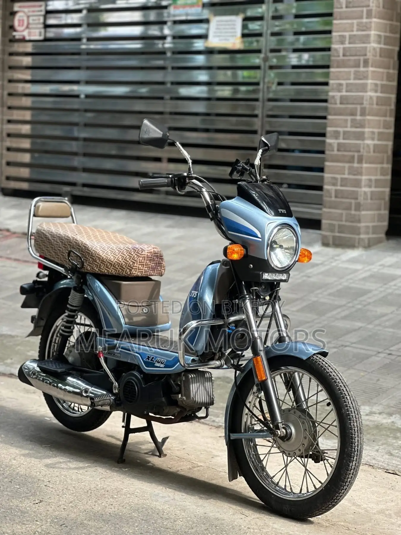 TVS XL 100 Comfort 2025 Blue