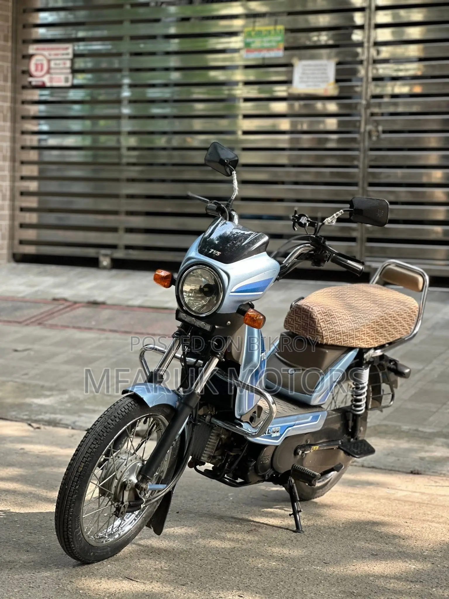 TVS XL 100 Comfort 2025 Blue
