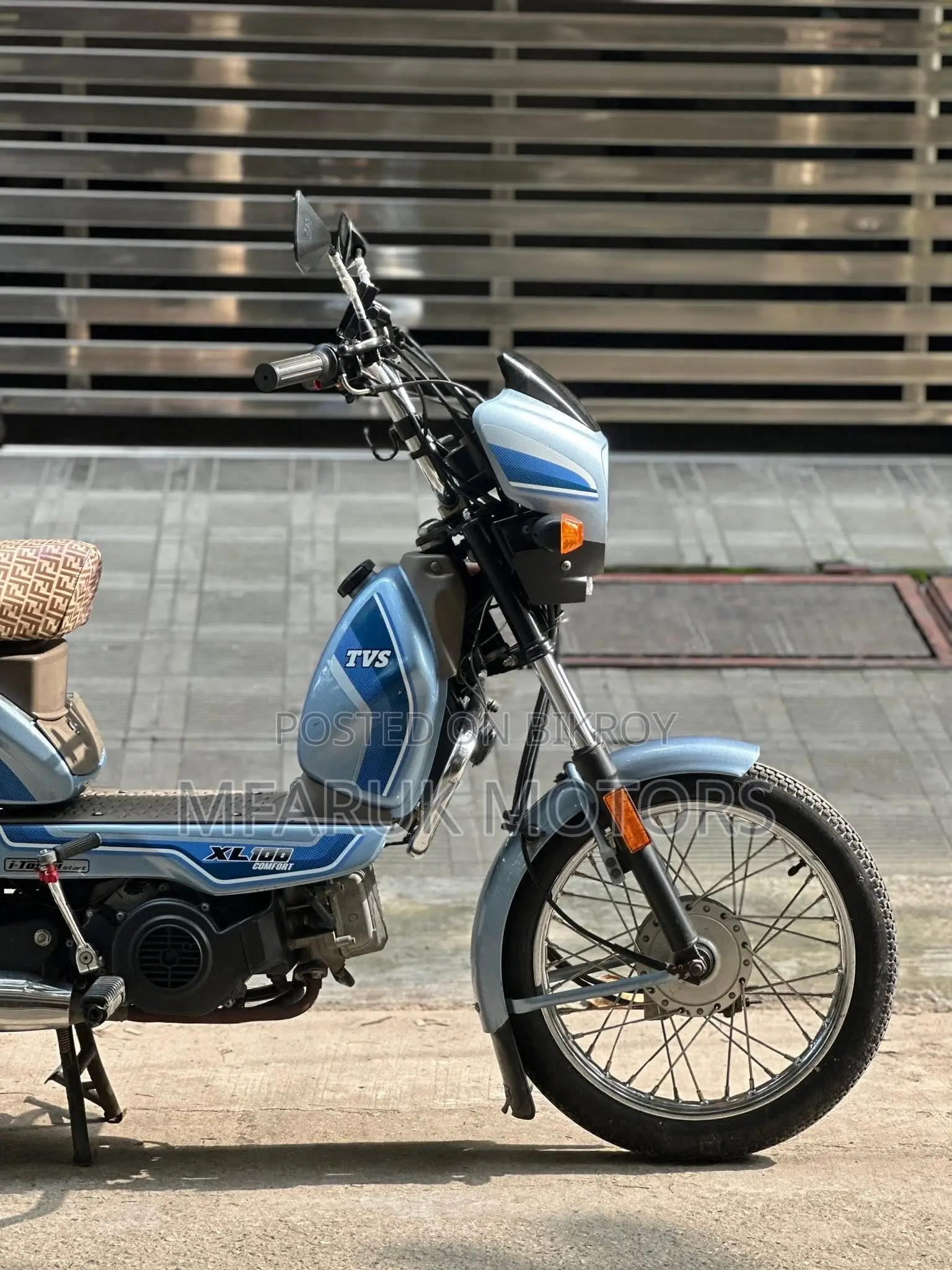 TVS XL 100 Comfort 2025 Blue