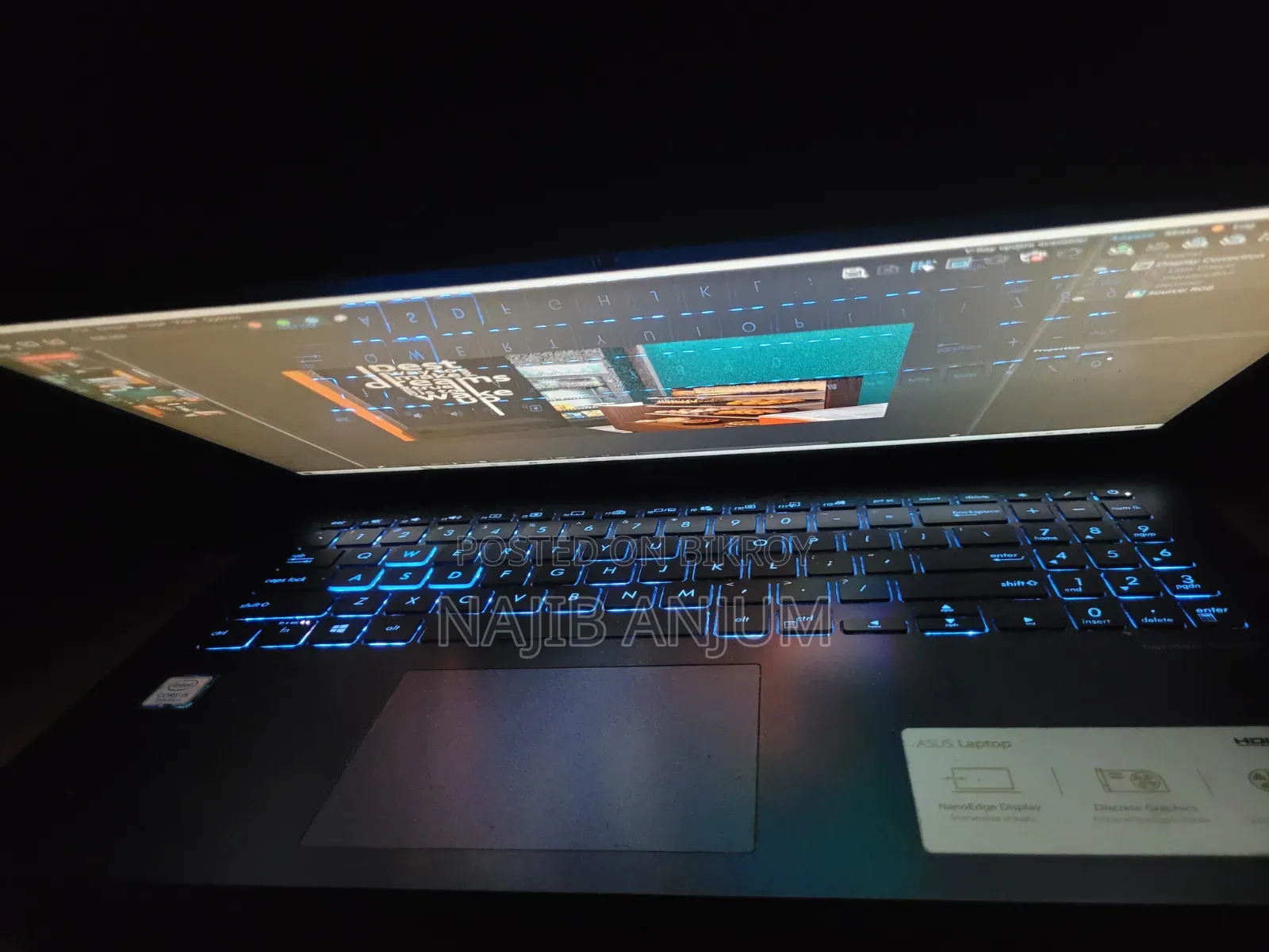 Laptop ASUS Vivobook 15 12GB Intel Core I5 SSD 256GB
