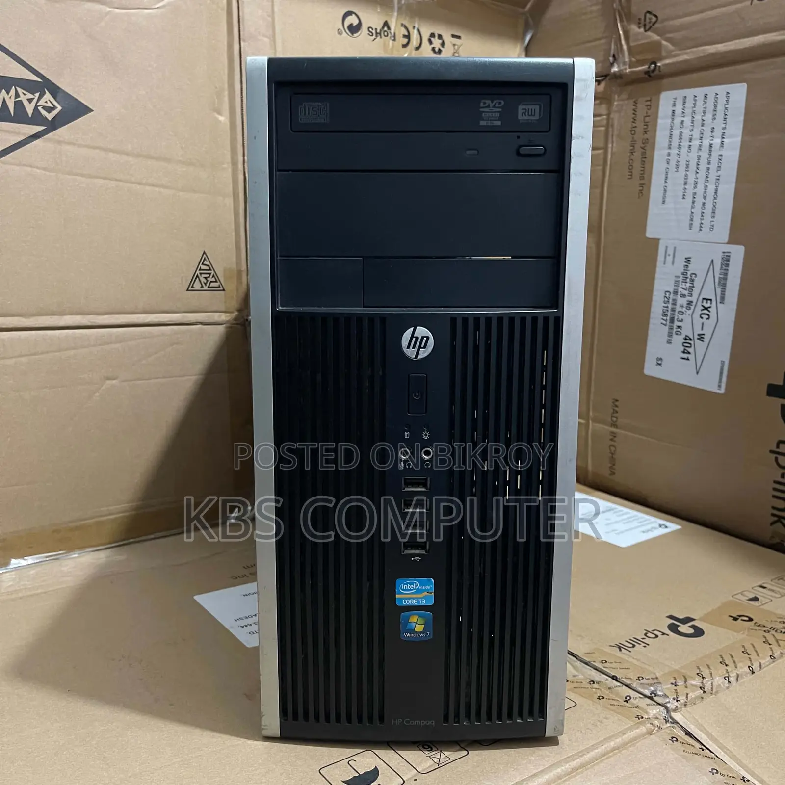 Desktop Computer HP 4GB Intel Core I5 HDD 500GB