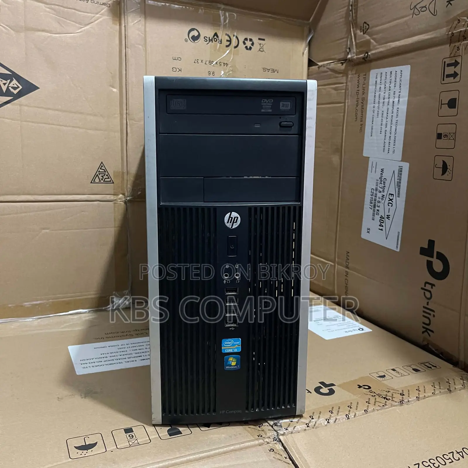 Desktop Computer HP 4GB Intel Core I5 HDD 500GB