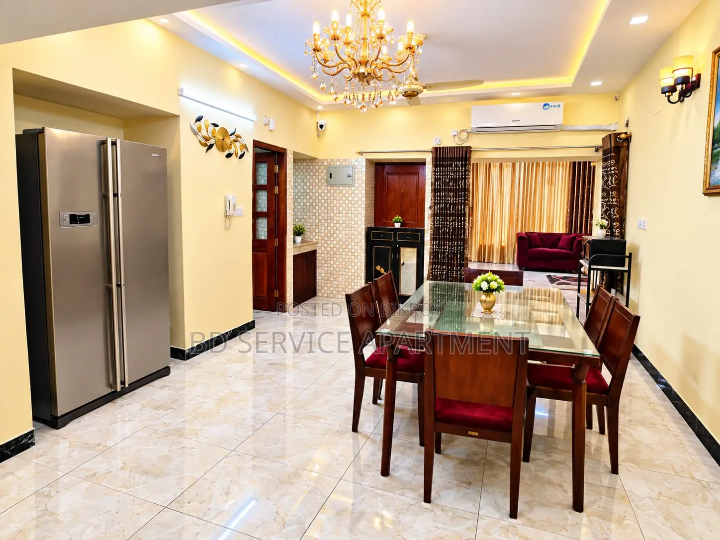 Furnished 4bdrm Apartment in Luxury Fully, Uttara for Rent