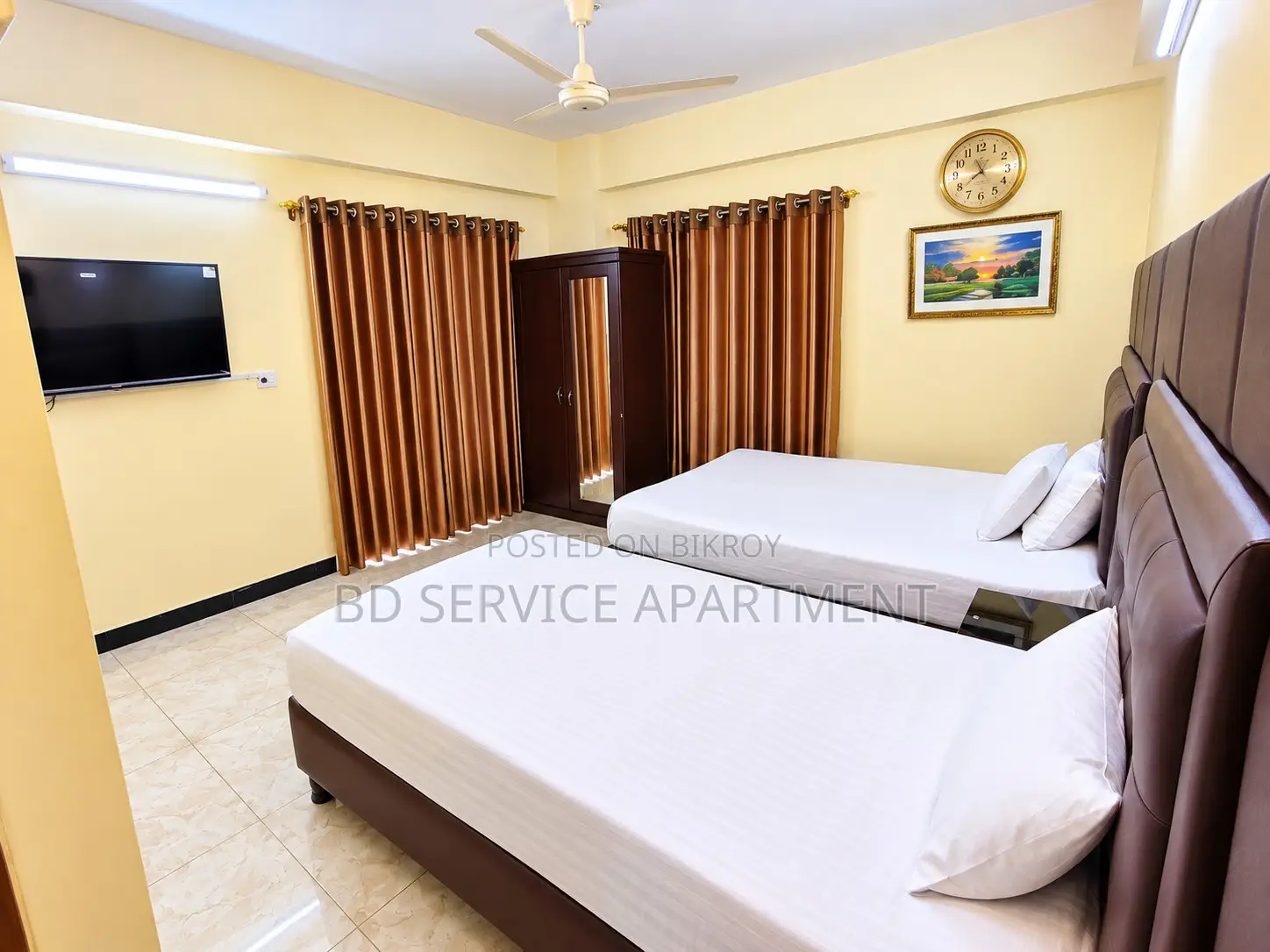 Furnished 4bdrm Apartment in Luxury Fully, Uttara for Rent