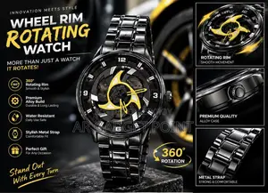 Wheel Rim Rotating Watch