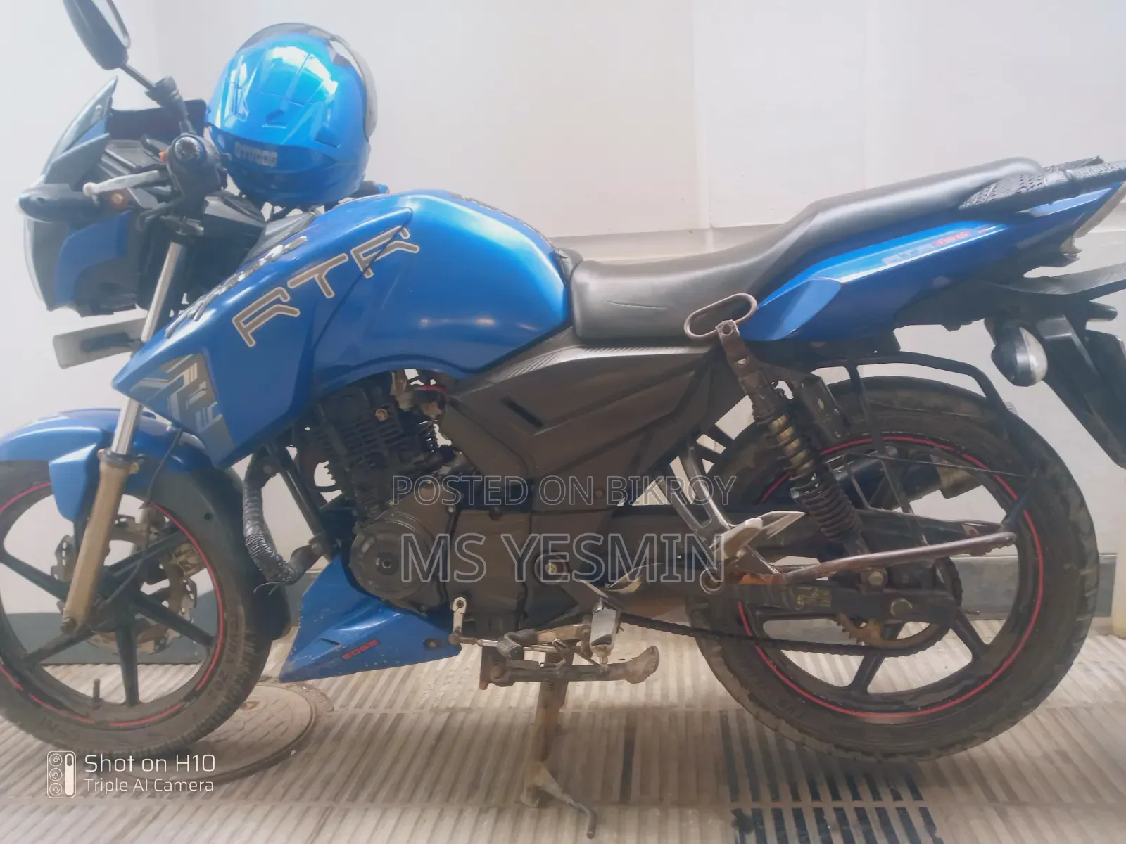 TVS Apache RTR 160 2V 2016 Blue