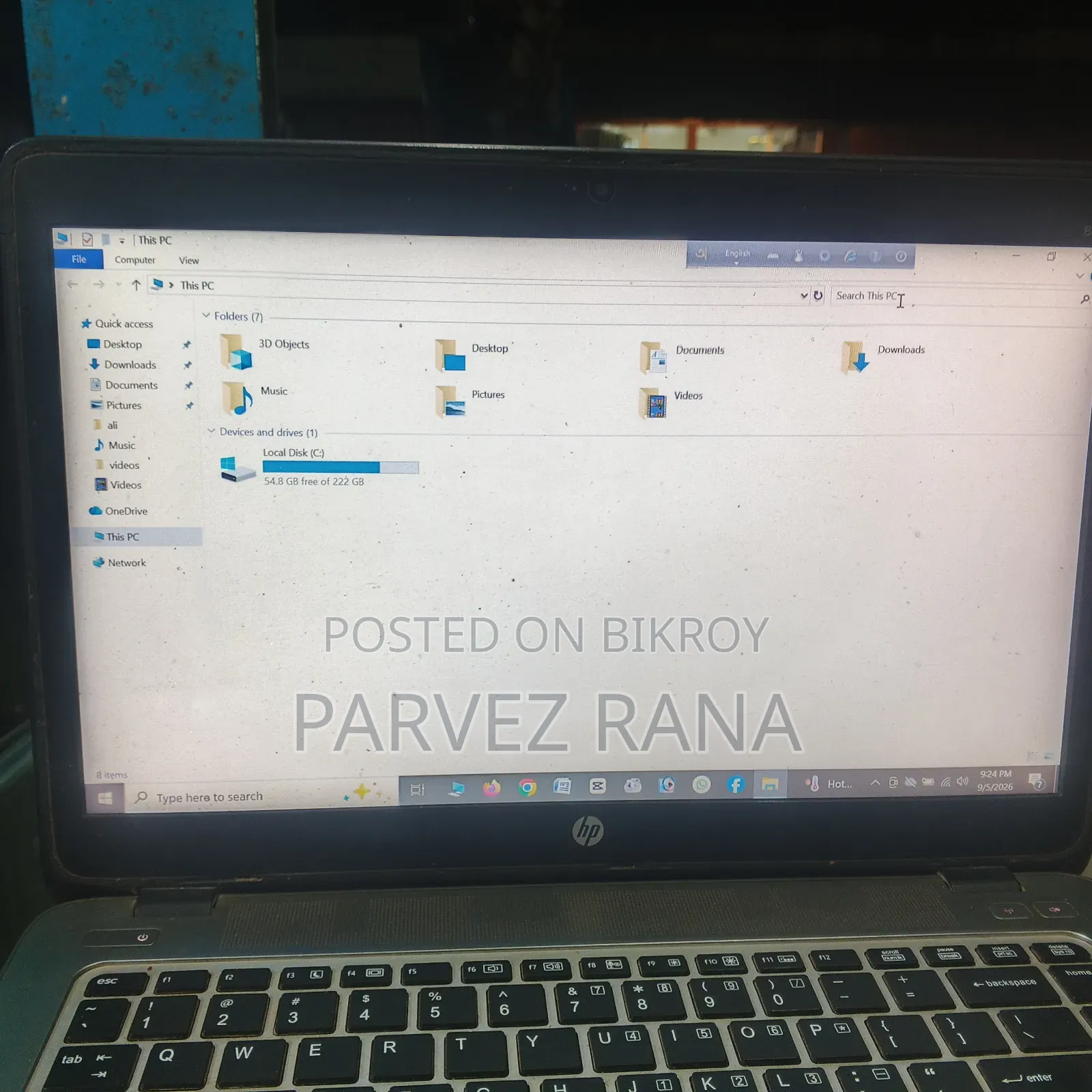 Laptop HP EliteBook 840 G8 8GB Intel Core I5 SSD 256GB