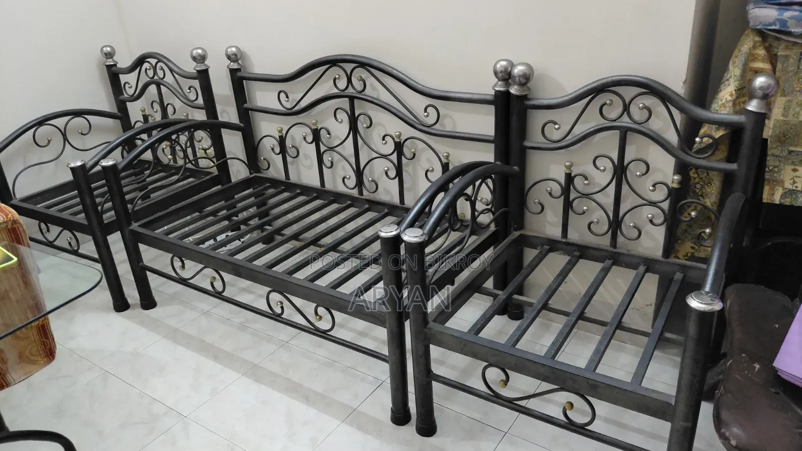 Iron Sofa Set