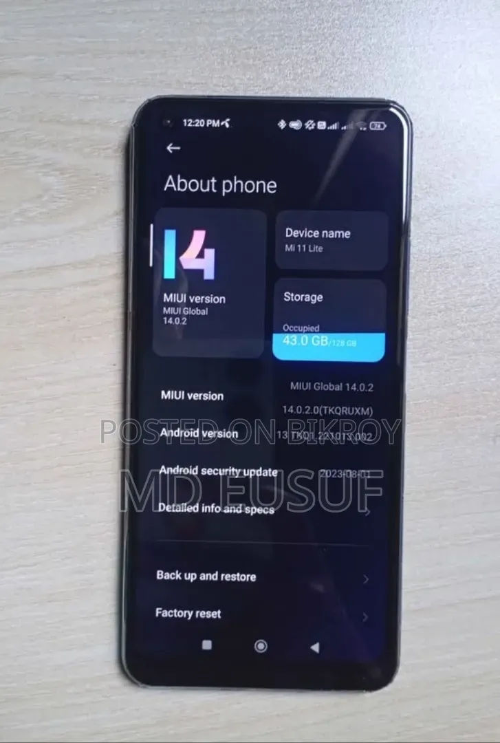 Xiaomi Mi 11 Lite 128 GB Black