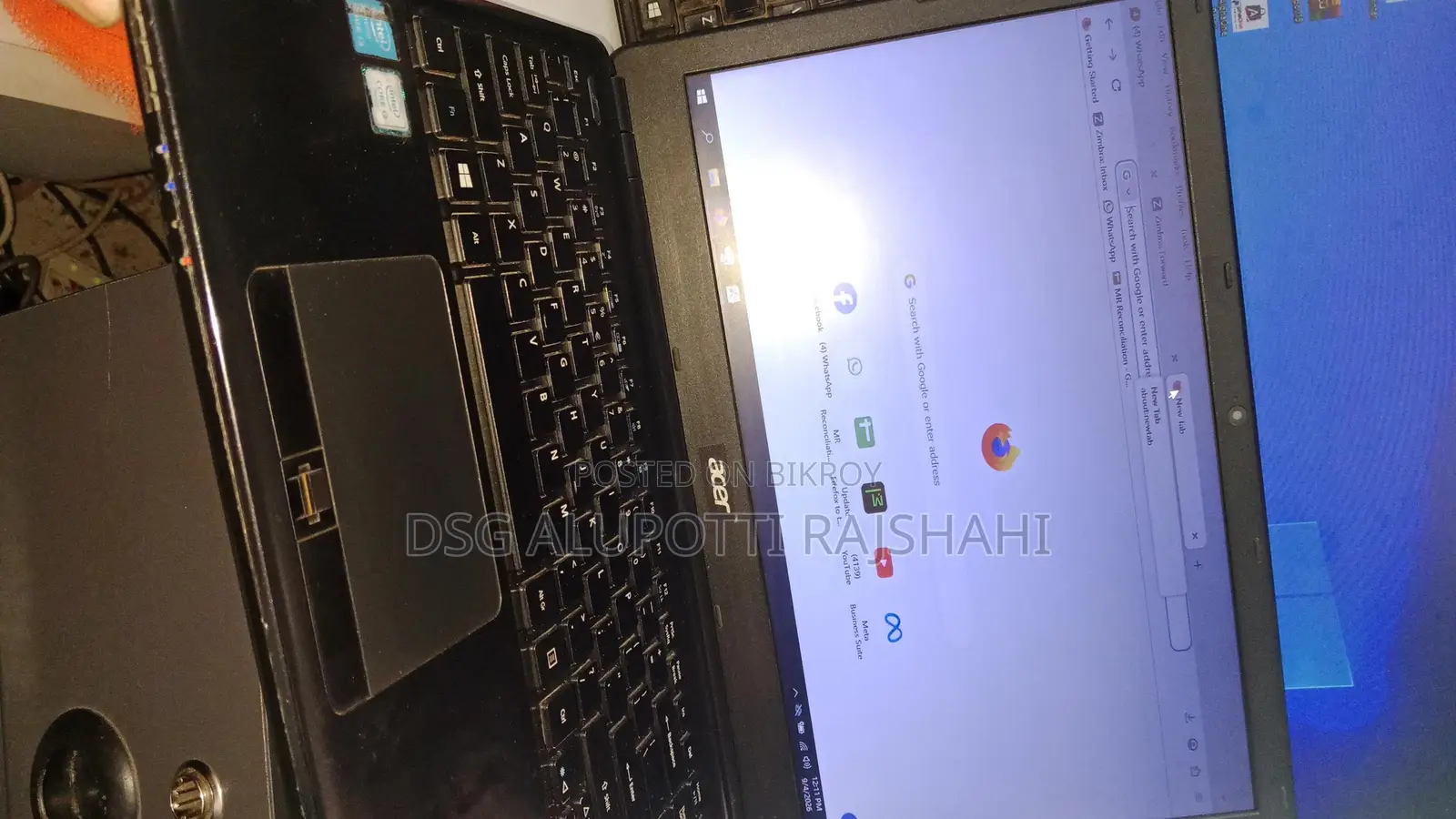 Laptop Acer AcerNote 4GB Intel Core I3 SSD 128GB