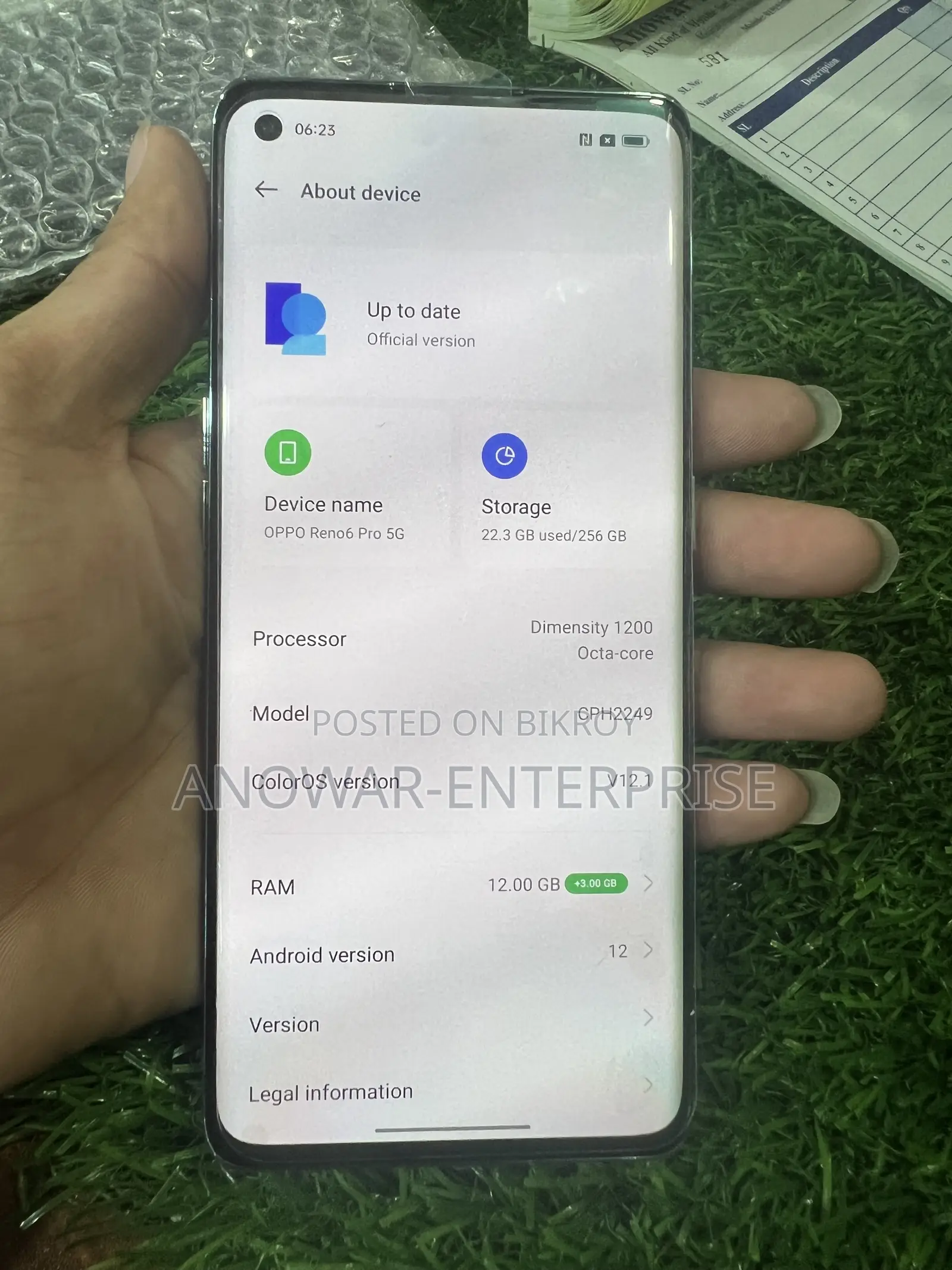 Oppo Reno6 Pro 5G 256 GB Silver