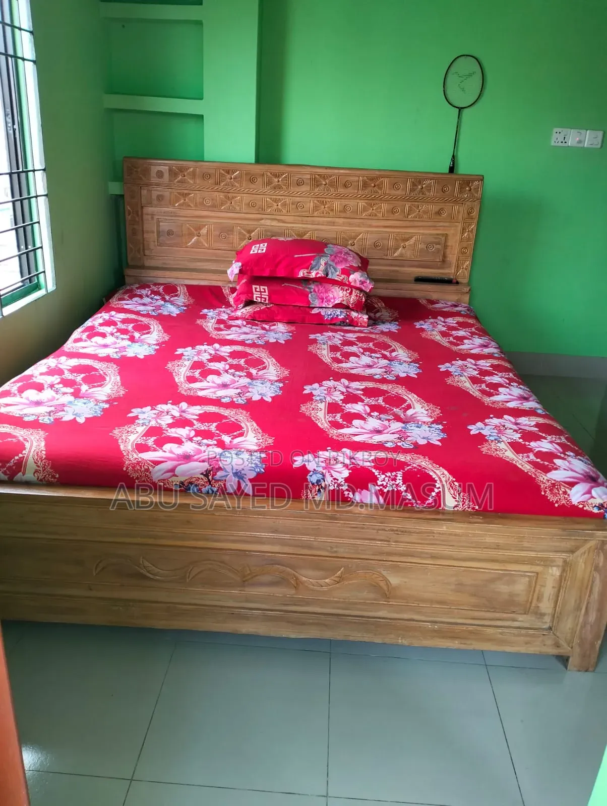 Bed 7 Feet by 6 Feet
