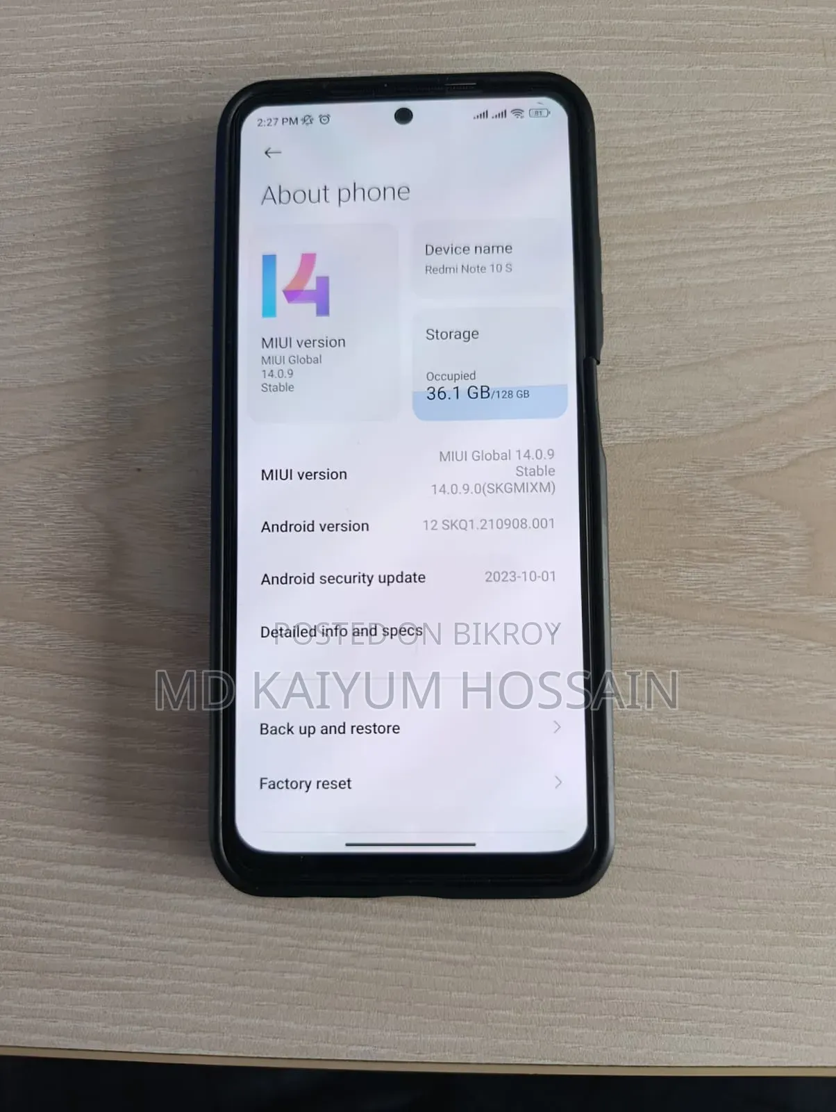 Xiaomi Redmi Note 10S 128 GB Red