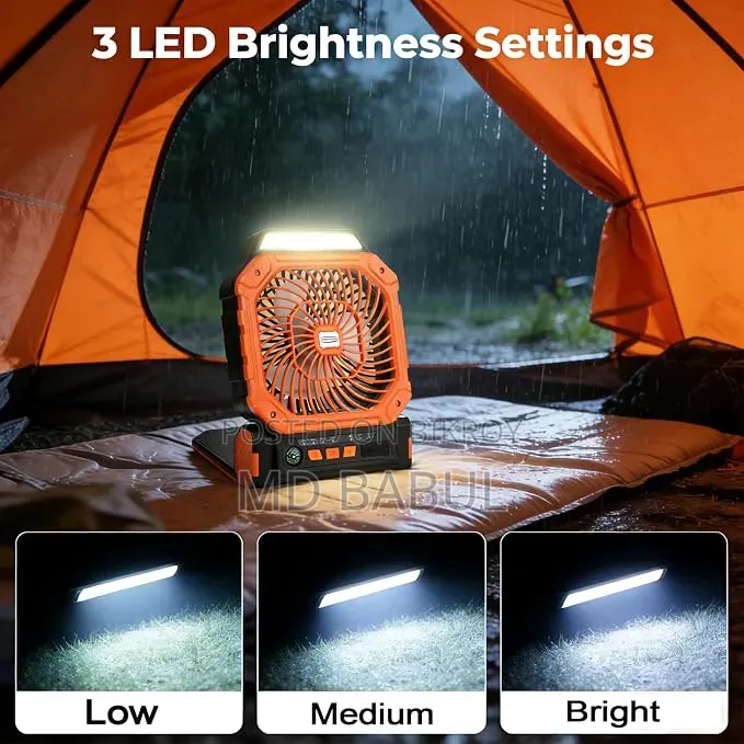 X16 Solar Rechargeable Fan