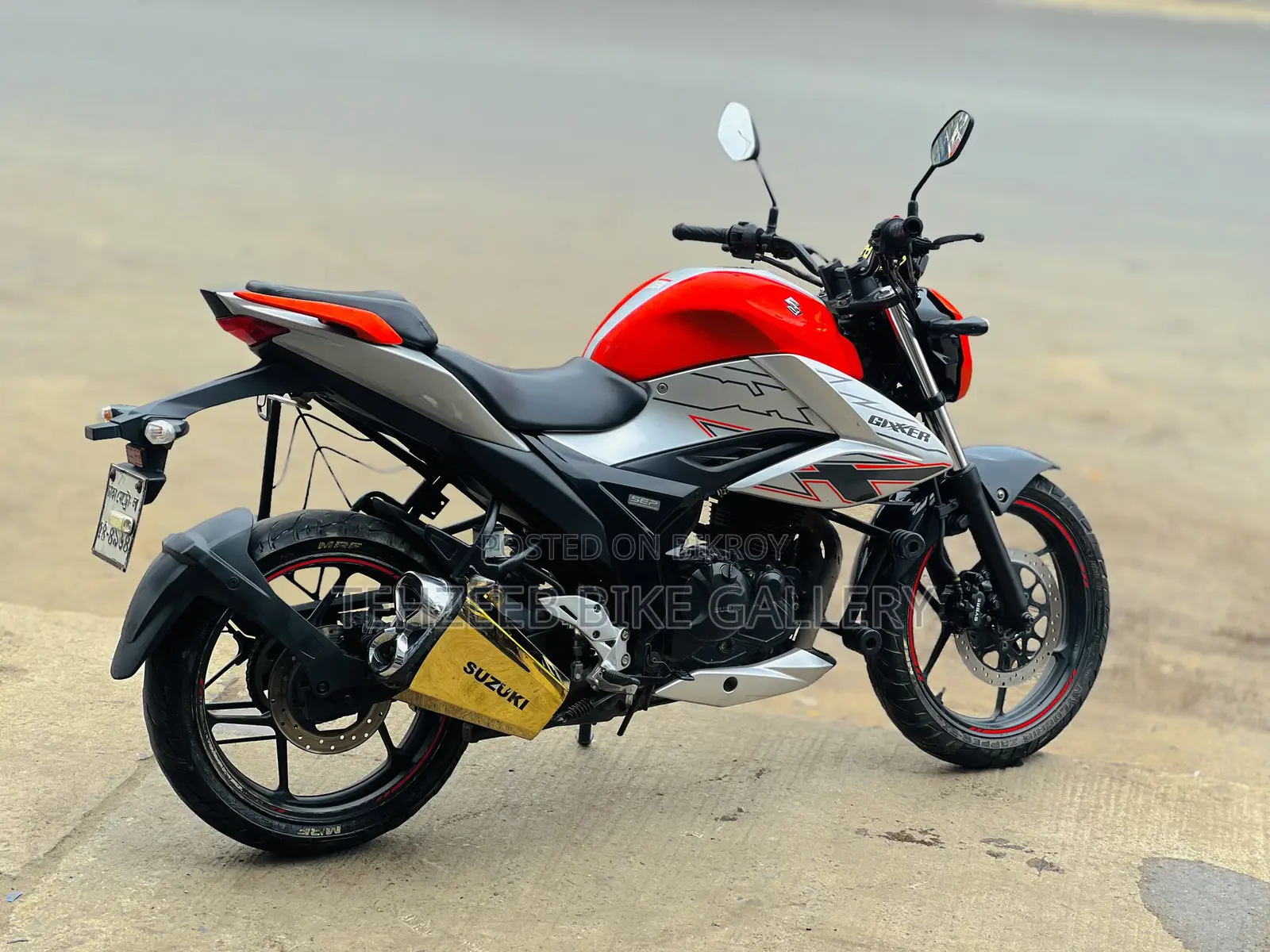 Suzuki Gixxer 2024 Orange