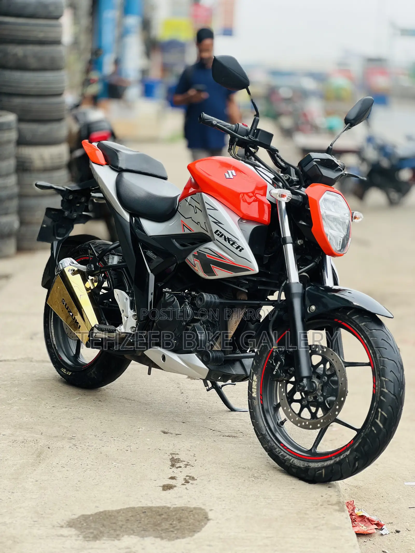 Suzuki Gixxer 2024 Orange