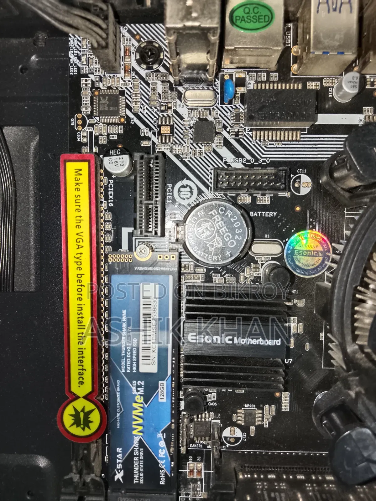Desktop Computer 8GB Intel Core I5 SSD 128GB