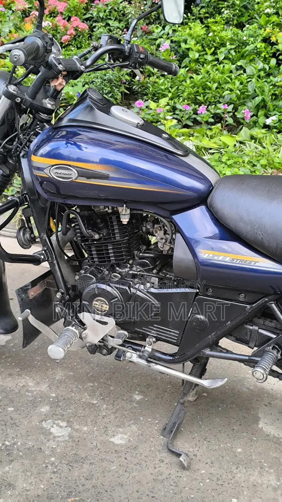 বাজাজ এভেঞ্জার ১৫০ স্ট্রিট ২০১৭ নীল