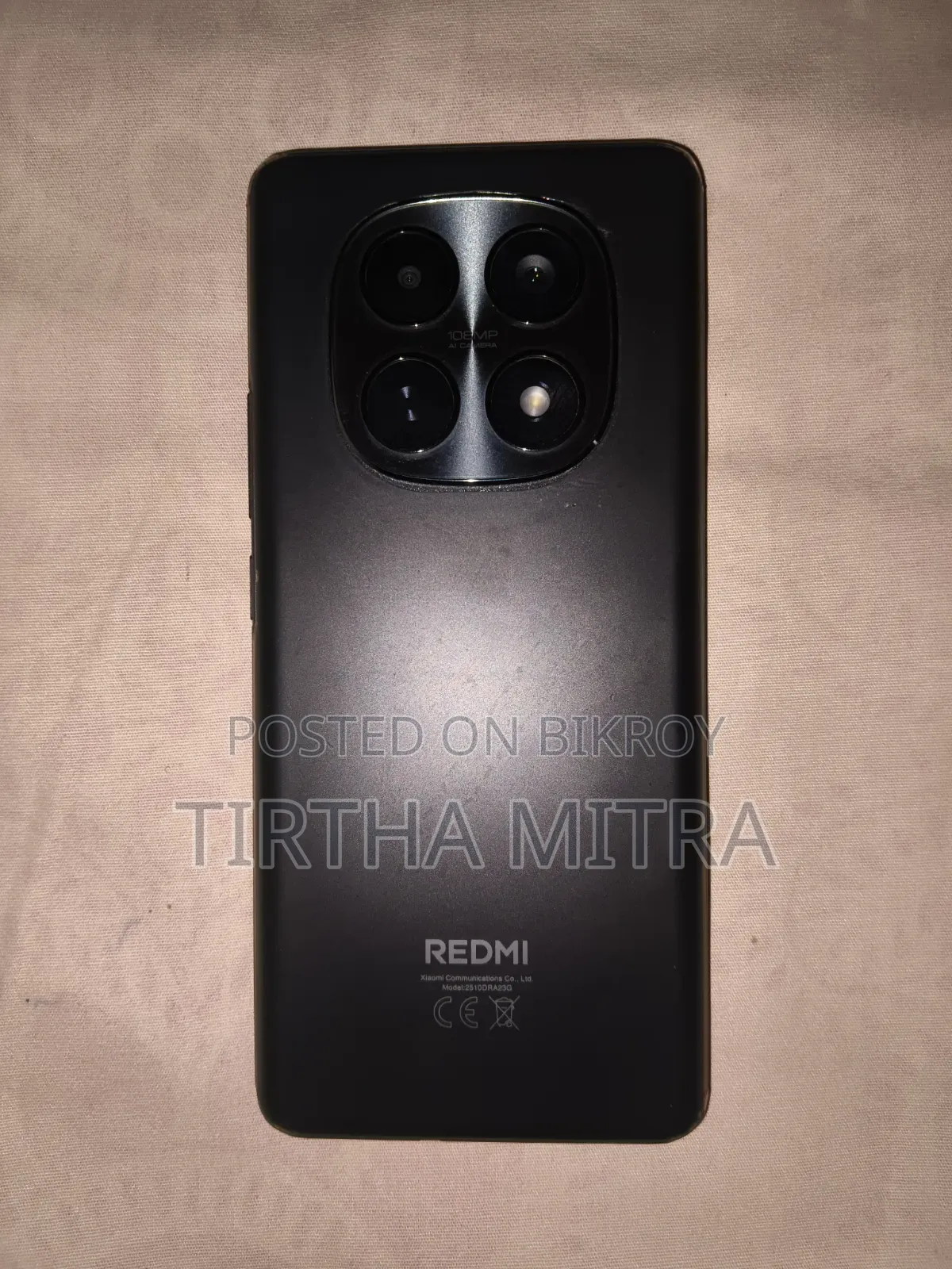 শাওমি রেডমি নোট ১৫ ১২৮ জিবি কালো