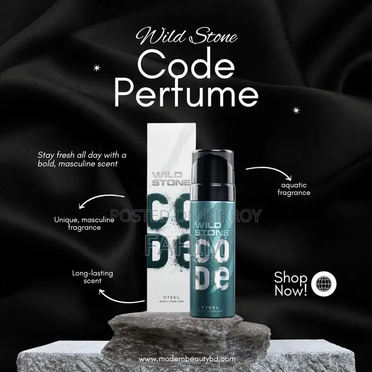 Wild Stone Steel Perfume – Fresh Long-Lasting Fragrance