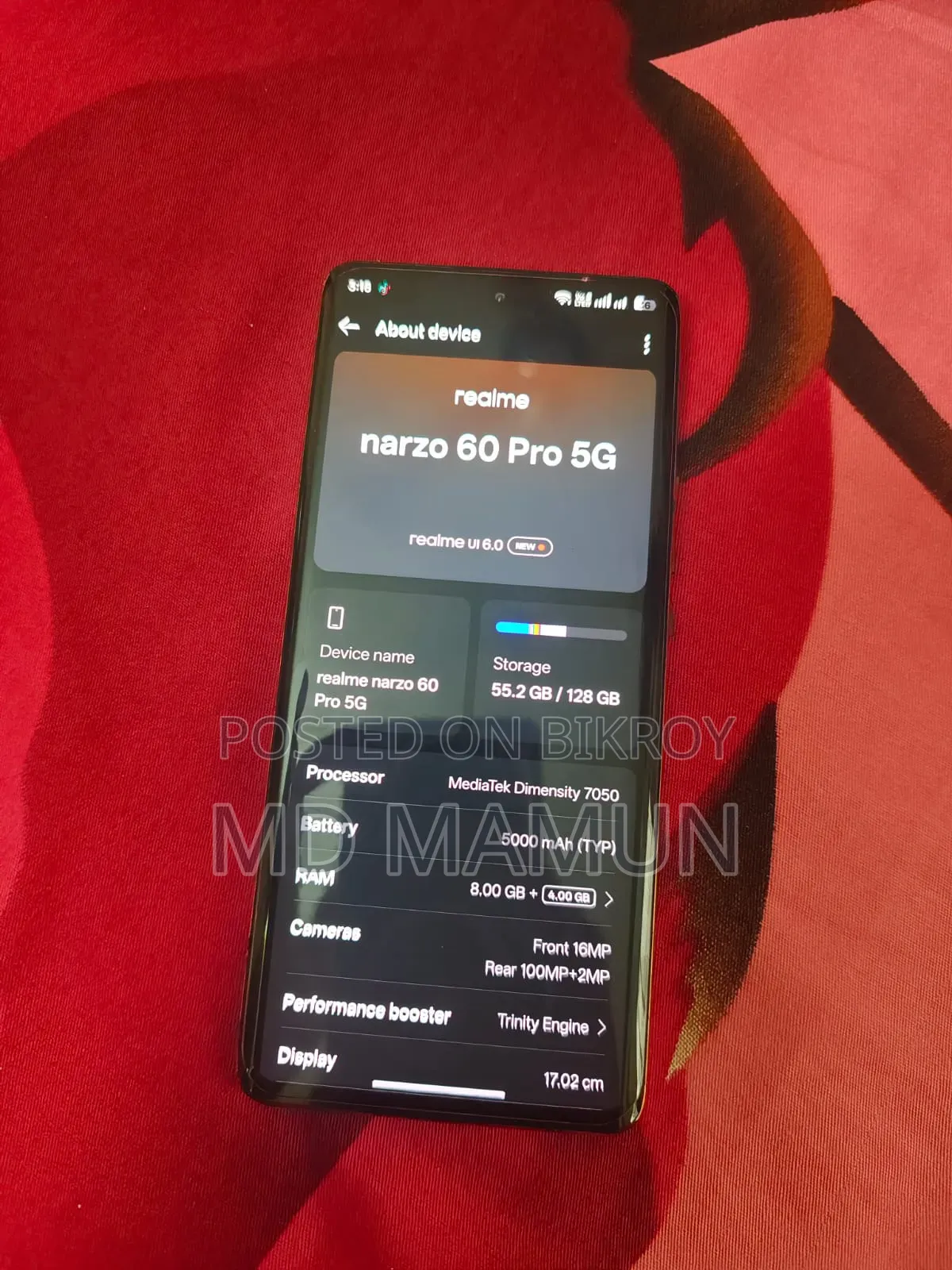 Realme Narzo 60 Pro 128 GB Orange